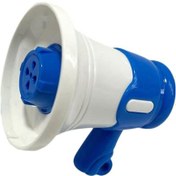 Resim Suntek Taşınabilir Megafon Hoparlör Oyuncak Mini Bullhorn Mavi " 