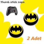 Resim Xbox One 2 Adet Batman Kabartma Desenli Analog Başlığı 