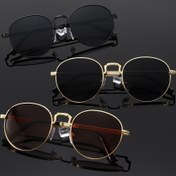 Resim Unisex retro oval metal çerçeve, yansıtıcı PC lensli, günlük parti fotoğraf çekimi gözlükleri, metal menteşeli spor gözlükler 