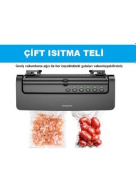 Resim Küchen Pratic VS6310 Ev Tipi Elektrikli Vakum Makinesi - 10 Adet Vakum Poşeti Hediye 