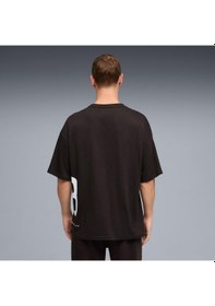 Resim Puma Graphics Training Oversized Erkek Tişört C-pum528528p01p01 Siyah 