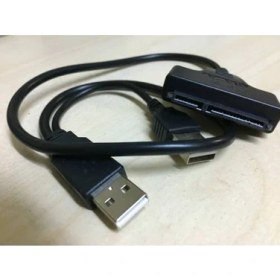Resim Platoon 2.5 HDD 7 15 Pin Sata 22 Pin USB 2.0 USB To Sata Kablosu USB Sata Kablo 