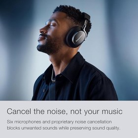 Resim Bowers & Wilkins PX8 kablosuz kulak üstü kulaklık, Bluetooth ve gürültü önleyici, siyah 