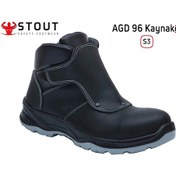Resim Stout İş Botu Kompozit Burunlu Kaynakçı Agd 96 S3 - 45 Siyah 