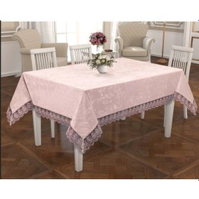Resim Lüx Güpürlü Masa Örtüsü 
