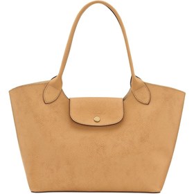 Resim Épure Large Shoulder Bag Fawn 