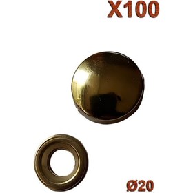 Resim Vida Kapama Ø20 Sarı 100 Adet 