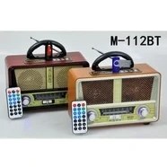 Resim Tastech Meier M-112bt Nostaljik Ahşap Retro Radyo Bluetooth Fm Sd Aux U 
