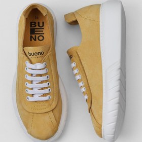 Resim Bueno Shoes Sarı Nubuk Kadın Dolgu Topuklu Ayakkabı 01wq4904 