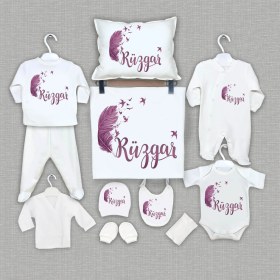 Resim Bebeqon Isme Özel 11'li Organik Hastane Çıkışı 