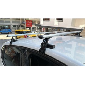Resim Kml34tuning55 Renault Clio 4 (2012-2020) Oluksuz Tip Port Bagaj Tavan Çıtası Ara Atkı Kapıdan Sıkıştırmalı 