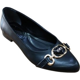 Resim Swell Soft 04-128 Kadın Tokalı Kapalı Günlük Babet Siyah Siyah 