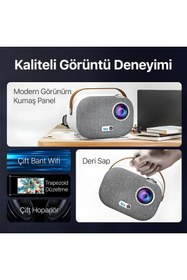 Resim Bix Vega Iı Android Projeksiyon Cihazı Full Hd 1920x1080 4k Desteği 200 Ansı Lümen Wifi Bluetooth Ak 