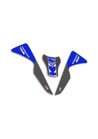 Resim GP Kompozit Yamaha MT-07 Tracer 2020-2024 Uyumlu Tank Pad Seti Mavi 