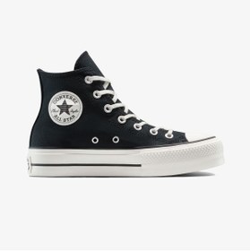 Resim Converse Chuck Taylor All Star Lift Platform Floral Kadın Siyah Sneaker 