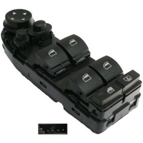 Resim BMW E60 5 KASA 520İ 2005-2010 SOL ÖN CAM ANAHTARI KATLANIR AYNA 