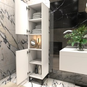 Resim Yıldız Elegance Banyo Boy Dolabı Luxe 
