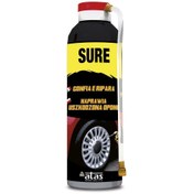 Resim İtalyan ATAS Sure Lastik Tamir Köpüğü 300ml Patlak Lastiği Uzun Süreli Ve Tamir Eder. 