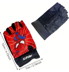 Resim Bga Çocuk Eldiveni Bisiklet Paten Spor Outdoor Kamp Eldiveni 