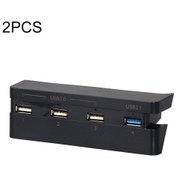 Resim 2 Adet Play Station 4 İnce Konsol Usb Hub 3.0 Yüksek Hız İçin Usb Adaptör Aksesuarlarını Uzatın 