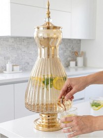 Resim Cam Sebil - Yağlık, Şerbetlik, Sürahi - 6 Litre, 50 Cm-5 