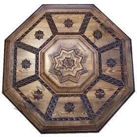 Resim Neiwel Osmanlı Nilşah Oymalı Ahşap Tavan Göbeği 