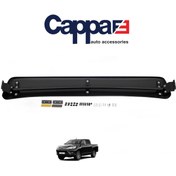 Resim Cappafe Toyota Hilux Ön Cam Güneşliği Siperlik Akrilik Vizör Şapka Terek (ABS) Piano Black 2012-2015 