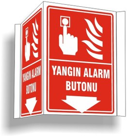 Resim Panoramik Yangın Alarm Butonu Levhası 