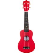 Resim Malibu FZU-002 Soprano Ukulele (Kırmızı) 