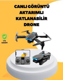 Resim Wifi Fpv Canlı Görüntü Aktarımlı Katlanabilir Drone Standart 