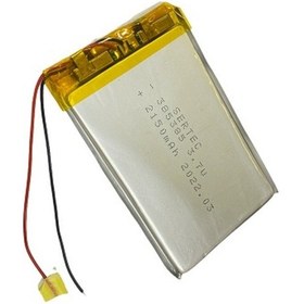 Resim Sertec 385385 3.7v 2150 Mah Li-polymer Pil Devreli/1.5a 