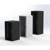 Resim Kastap Lıva Serisi 19" Inç Dikili Tip Kabinet 42U 600 x 800 (Siyah) 