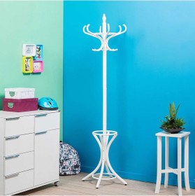 Resim Adoremobilya Handy Mate Dorya Klasik 12Li Ahşap Askılık-Beyaz 