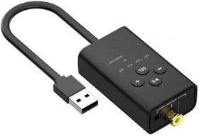 Resim Bluetooth ses kartı bluetooth optik ses çevirici usb ses kartı r30 