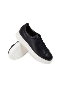 Resim Deery Hakiki Deri Lacivert Erkek Sneaker Ayakkabı - 01954Mlcve01 Lacivert 