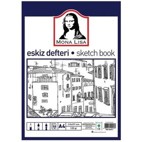 Resim Eskiz Defteri A-4 Dokulu Kağıt Kara Kalem Çalışma Defteri 50 Yapr 