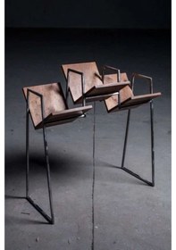 Resim Kitaplık Dergilik Plaklık Gazetelik Metal Ayaklı Ahşaplı Kitaplık 