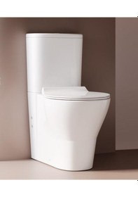 Resim Seramiksan Volcano Duvara Sıfır Klozet + Smartslim Yavaş Kapak + VitrA İç Takım Set 