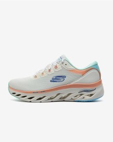 Resim Skechers Arch Fit Glide - Step - Highlight Kadın Beyaz Sneakers 149871 Ofpk 