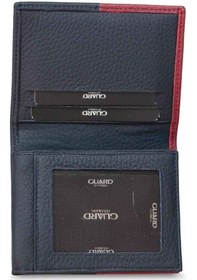 Resim Guard Mat Lacivert/kırmızı Deri Erkek Cüzdan - Grd2403xw22274 Diğer Çok Renkli 
