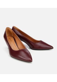 Resim Hotiç Kadın Deri Bordo Esnek Tabanlı Stiletto 01ayh312480a780 Bordo 