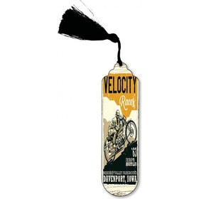 Resim Coşafak Özel Velocity Tasarımlı Metal Kitap Defter Ayracı 15 x 5 cm 