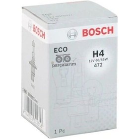 Resim Alcamlar Bosch 1987302803 - Ampul H4 12V Standart H4 Ampul 55 / 60W Tırnak 