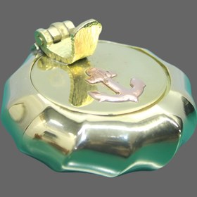 Resim Pirinç Çapalı Kapaklı Küllük 4157/2 