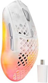 Resim SteelSeries Aerox 3 Wireless Gen 2 - Ghost 4K Kablosuz Gaming Mouse 