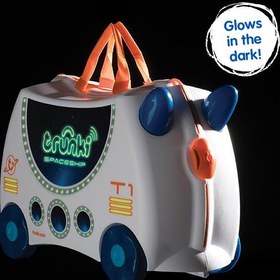 Resim Trunki Çocuk Bavulu Uzay Gemisi Skye 