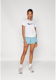 Resim Nike Dri-fit Swift Mid-rise 8cm Approx. 2-in-1 Running Kadın Şort Ndd Sport Mavi 
