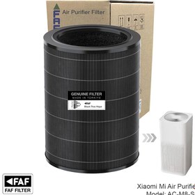 Resim FAF FİLTRE Model 2C Smoke True Hepa 14 Filtre Xiaomi Mi Air Purifier 2C Filtre Model: AC-M8-SC Özel Seri Siyah 
