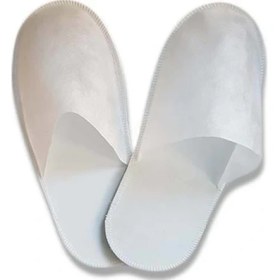 Resim Nehir Buklet Overlok Otel Terliği 50 Çift 