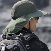 Resim Erkekler ve kadınlar için çok renkli bir şapka, kadınlar için yaz yürüyüşü şapkası, balıkçı şapkası, erkekler için kamp ve açık hava balıkçılığı güneş şapkası 